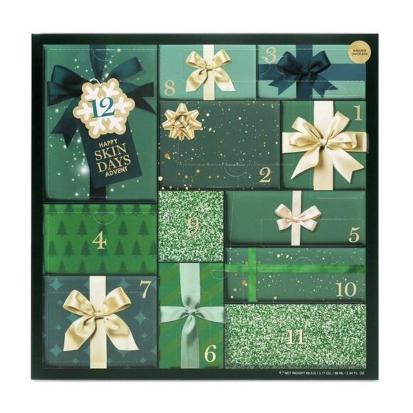 12 Days of Skincare Advent Calendar Beauty Gift Set Holiday Self-Care Box Xmas - Picture 2 of 3